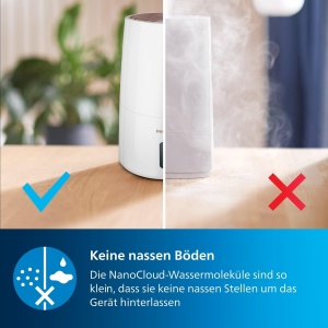 Umidificator Philips Serie 3000, 300 mlh, 3L, Alb - Img 5