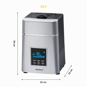 Umidificator Steba LB 5, 6 Litri, Ultrasunete, ArgintiuGri - Img 2