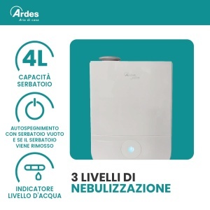 Umidificator Ultrasunete Ardes NEBULO AR8U10, 4L, 30W, Alb - Img 5