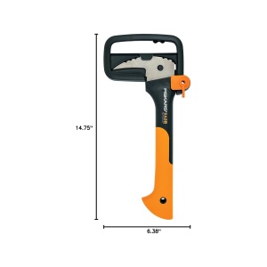 Unealta de gradinarit Fiskars Hookaroon 30,5 cm, cu maner usor, negruportocaliu - Img 6