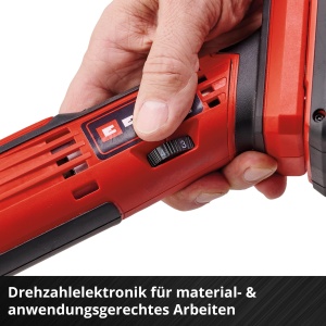 Unealta multifunctionala Einhell TE-MG 181 Li-Solo 18V schimb rapid accesorii vibratii reduse - Img 9
