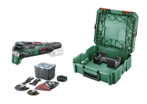 Unelte multifunctionale Bosch AdvancedMulti 18, 18V, fara acumulator, set accesorii
