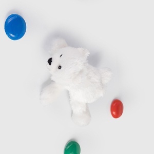 Ursulet de Plus cu Magnet Knut Knuddel - Schaffer 3483 - 12 cm - Alb - Img 5