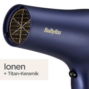 Uscator de par BaByliss Midnight Luxe - Uscator de par puternic de 2300 W, tehnologie anti-incretire, uscare rapida, profesional si usor, 3 setari de caldura si 2 setari de viteza, 5781E - Img 4