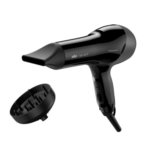 Uscator de par Braun Satin Hair 7 HD785, 2000W, negru, cu tehnologie IonTec