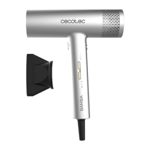 Uscator de par Cecotec cu motor digital Bamba IoniCare RockStar Aluminum. 2000W, 105.000 rpm, tehnologie ionica, 3 viteze si 4 temperaturi, inclusiv duza de precizie. - Img 3