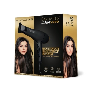 Uscator de par Demeliss ULTRA 2200 W 2 viteze, 3 temperaturi, tehnologie turmalin - Img 3
