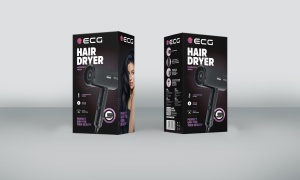 Uscator de par ECG Modifica Nera, 1400-1600 W, Negru, Ionizator - Img 5