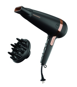 Uscator de par Grundig Naturashine HD 7081 2100W Ionic NegruRose Gold - Img 3