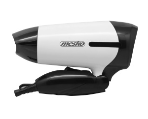 Uscator de par Mesko MS 2262, 1000W, alb-negru, pliabil - Img 2