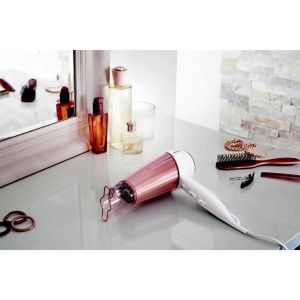 Uscator de par Philips MoistureProtect - 2300W, functie de ionizare, 6 setari de caldura si viteza, inclusiv difuzor si duza de coafare (model HP8280/00) - Img 4