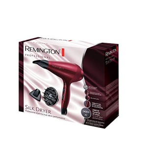 Uscator de par Remington Professional Ion Silk (2400W, 140km/h, 3 accesorii de coafare, imbogatit cu proteine de matase si ceramica, generator de ioni, motor de curent alternativ de lunga durata cu functie turbo si setare la rece) AC9096 - Img 5
