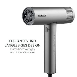 Uscator de par Severin HT 0171 2000W Motor BLDC Tehnologie Ionic Anthracit - Img 5