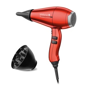 Uscator de par Valera Swiss Silent Jet 8500, 2000 W, 3 trepte temperatura, rosu