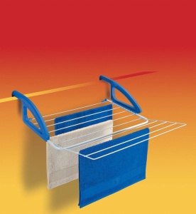 Uscator de rufe Metaltex Bries, 6 m, ajustabil, culori variate - Img 3