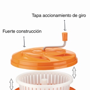 Uscator de salata 25L Lacor 61425, fabricat in Europa, garantie inclusa - Img 6