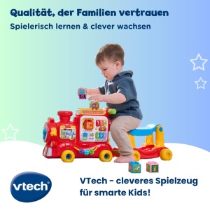 Vagon de jucarie VTech Entdecker-Eisenbahn cu 4 moduri de joc - Img 8