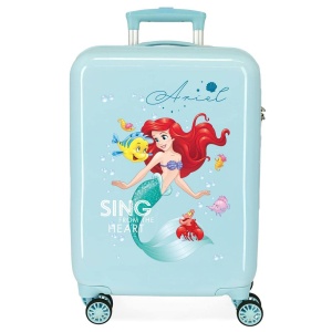 Valiza de Calatorie Disney Prinzessinnen Ariel, 38 x 55 x 20 cm, Roz, 34 L