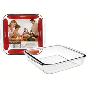 Vas de cuptor Ibili 480625, sticla transparenta, 25 x 22 x 5 cm - Img 2
