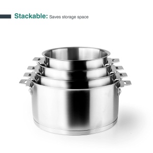 Vas de cuptor Lacor 56624, inox 1810, 5.5 litri, inductie, 24cm - Img 6