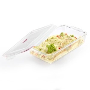Vas de cuptor Westmark 2200 ml, transparentrosu, sticlasilikon - Img 10