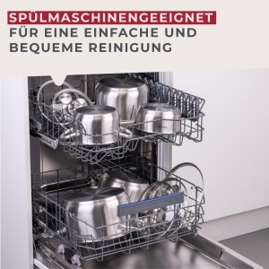 Vas de gatit Fackelmann 20 cm, inox, 3l, cu manere ergonomice - Img 9