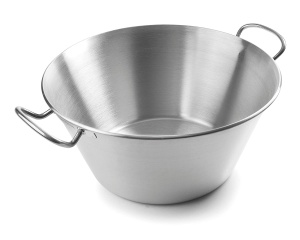 Vas de gatit Lacor 50845, 45 cm, din inox, cu manere