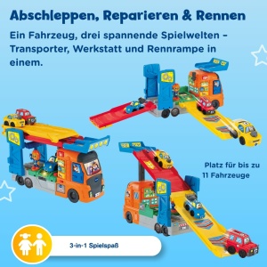 Vechicul de salvare VTech Tut Tut Baby Flitzer 3-in-1 cu 3 vehicule - Img 2