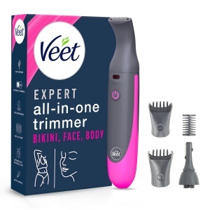 Veet Expert Intimate All-In-One Trimmer - Trimmer facial si intim 100 rezistent la apa
