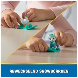 Vehicul de salvare Spin Master PAW Patrol cu figurina Everest si snowboard - Img 6