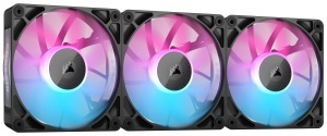 Ventilator CORSAIR RX120 RGB 120mm PWM, 2100 RPM, Negru