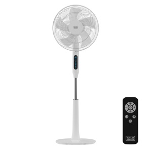 Ventilator cu picior BLACKDECKER BXEFP30E 30W 24 viteze moduri multiple timer 15h oscilatie automata