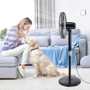 Ventilator de picioare Midea FS40-15FR silentios cu telecomanda 3 niveluri de viteza afisaj LED temporizator de 75 ore reglabil pe inaltime functie de - Img 7