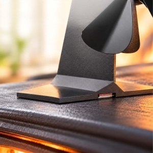 Ventilator pentru Camin Relaxdays HBT, 21.5x17x11cm, Negru, Eficient - Img 8