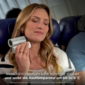 Ventilator portabil Shark ChillPill 3-in-1, 3 functii, culoare Cloud - Img 6