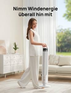 Ventilator Smart DREO, 28 dB, 4 viteze, 90 oscilatie, pentru dormitor - Img 7