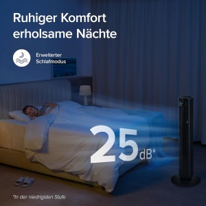 Ventilator torret Levoit Smart APP, 106 cm, 7,9 ms, negru - Img 6