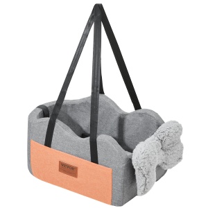 VEVOR Autositz pentru caini JBS-PCS-005 Dark Gray materiale impermeabile potrivit pentru caini mici - Img 9