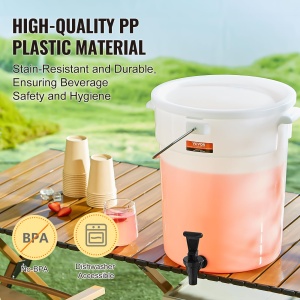 VEVOR Dispenser Bauturi 19L Plastic Capacitate Mare Set 2 Bucati - Img 5