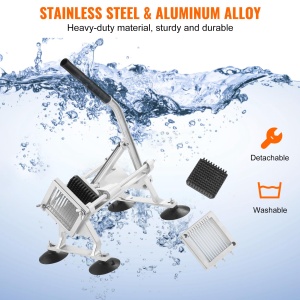 Vevor Gemuseschneider AY440-2 Manual Lame din Otel Inoxidabil Taiere Uniforma 14 Inch - Img 7