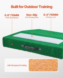 VEVOR Pitching Mound 31 inch Echipament de antrenament pitching portabil IndoorOutdoor - Img 3