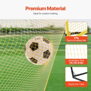 VEVOR Rebounder Fotbal 200x200 cm ZQHTW7x7 Plasa rezistenta si portabila - Img 4