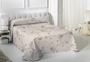 VIALMAN Cuvertura usoara Sofia 20 pentru pat de o persoana cu pat de 90 cm | Cuvertura de pat pentru pat de 90 cm | Dimensiune cuvertura de pat 180 x 270 cm, bej