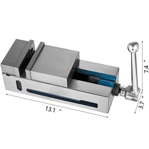 Vise VEVOR 100 mm Otel Premium Forta de Strangere 19 KN Rotativ - Img 8