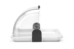 Vitrina Buffet HENDI, 465x315x195mm, alba, cu capac transparent - Img 4