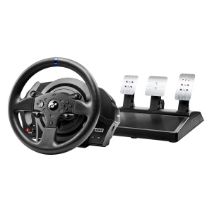 Volan de curse Thrustmaster T300 RS GT Force Feedback, 25W, cu 3 pedale