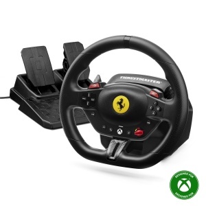 Volan de curse Thrustmaster T98 Ferrari 296 GTS cu pedalier pentru PC
