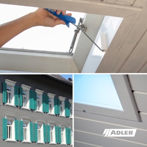 Vopsea alba mata pentru feronerie ADLER 2,5L - Acryllack pentru interior si exterior - Img 5