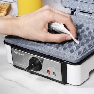 Waffeleisen Cecotec Fun, 1200W, 2 Waffeln, RockStone Antihaft - Img 4