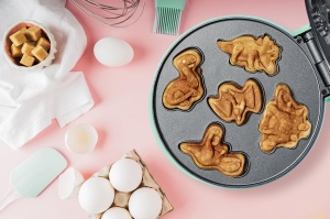 Waffle Maker Bestron AWMD5M, 700W, Mini-Cookie-Maker, Culoare Mint - Img 2